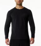 Men′s Fitted Long Sleeve 94% Cotton 6% Elastane Custom Logo Shirt