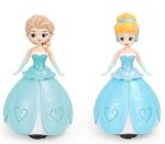 Custom Dancing Princess Universal Spinning Cool Light Music Aisha plastic Toy