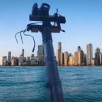 CCTV Poles Integrated 6063 Aluminum Anodized Surveillance Mast