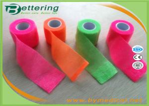Quality Neon Colour Non Woven Self Adhesive Bandage Coflex tape Pet Bandage wholesale