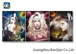 Custom Lenticular 3d Flip Picture Of Pretty Girl And Animal For Home Decoration