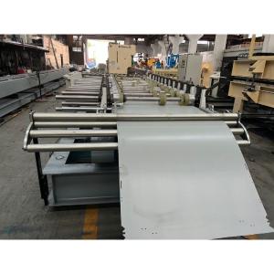 Quality 0.3mm Color Coated Rack Roll Forming Machine Coil Aluminum Auto 1000mm Box Cover wholesale