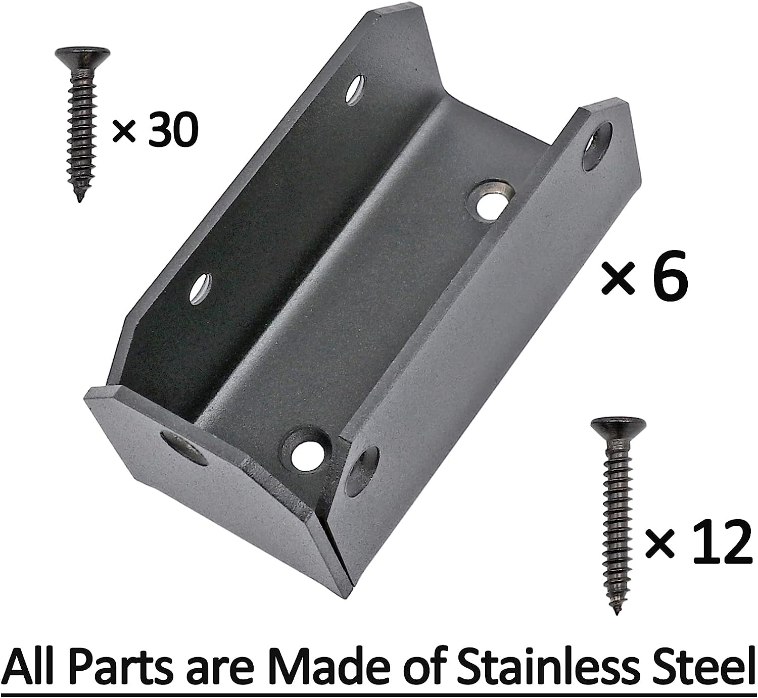 Single-side Bracket 2x4 Wood Pergola/Gazebo Saddle Joist Stainless Steel Connectors