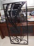 Customized Black Zinc Steel Metal Garrison Fence Panels Maintenance Free