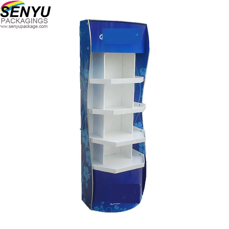 Pop Up Retail Cardboard Shop Display Stands for Makeup Recycled Materials