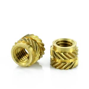 Quality Threaded Knurled Brass M4 Insert Nut Water Resistant Brass Insert Nuts wholesale