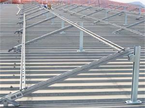 China Corrosion Resistant Flat Ground PV Mounting Brackets For Solar Panel Installation on sale