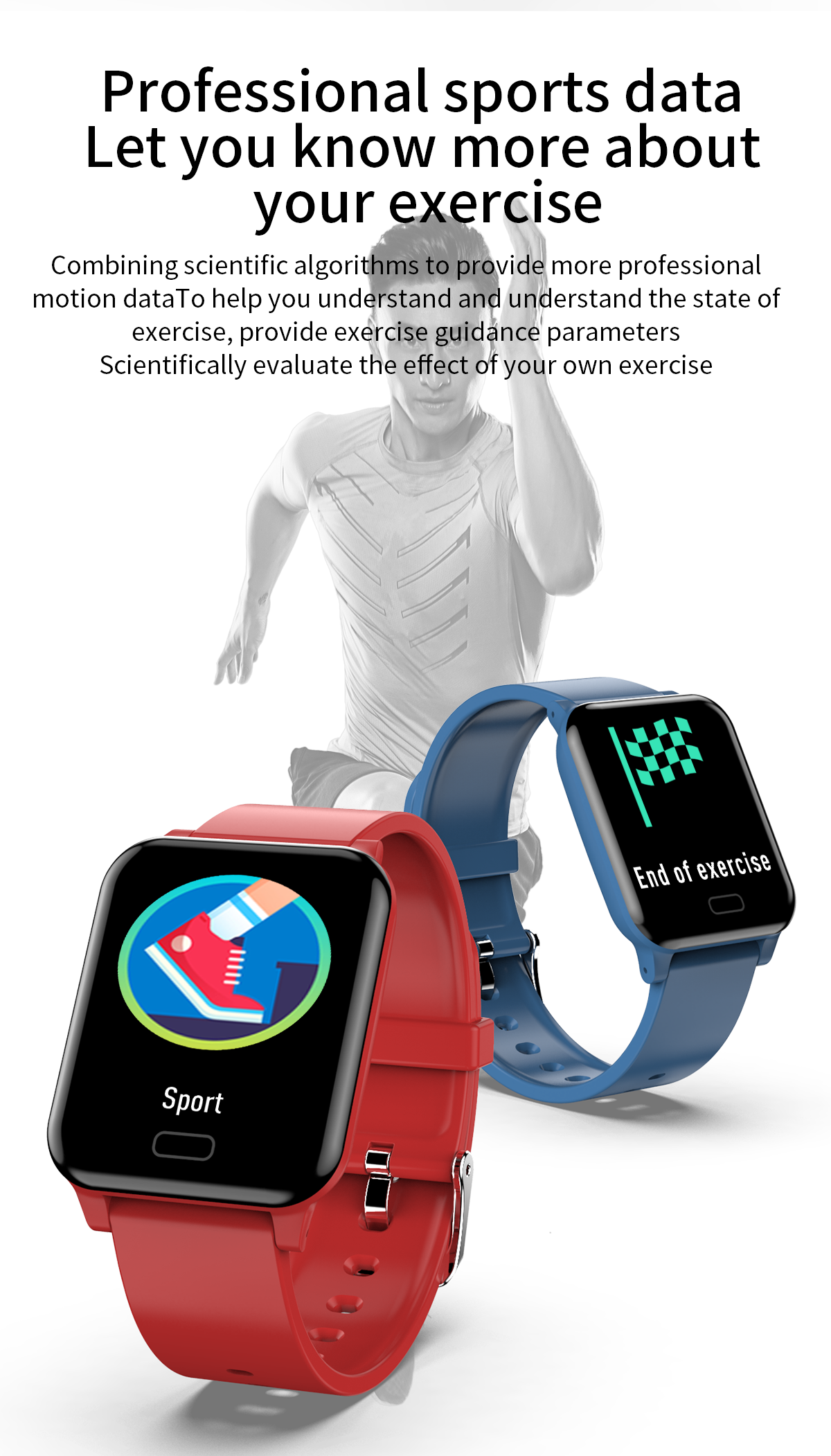 On sales for theBody temperature monitoring smart exercise bracelet /sport watch digital