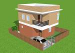 Prefabricated Lightweight Steel Structure House Galvanized Light Steel Villa