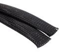 Cable Wire Cover Protection Expandable Wire Sleeving , Braided Wire Loom Custom