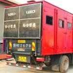 Folding Forklift Tractor Trailer Liftgate 1000KG Tail Lift On Truck