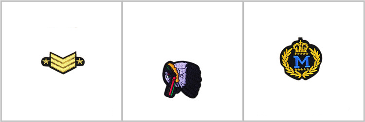Free sample iron custom patches embroidered patches