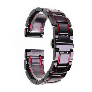 Quality 20g 20mm Watch Band Strap RoHS Unisex Ceramic Watch Strap wholesale