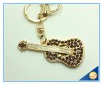 Custom Musical Keychains Guitar Shape Keychain New fashion gift metal cute