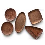 BPA Free Wood Salad Serving Set Handmade Decoration SGS Certificate