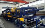 Foaming Sandwich Panel Production Line With PU Forming Density 40 kg / m3