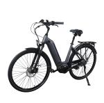 3 Speed 36V Mid Drive Electric Bike 250W 28 Inch Front Suspension Electric Bike