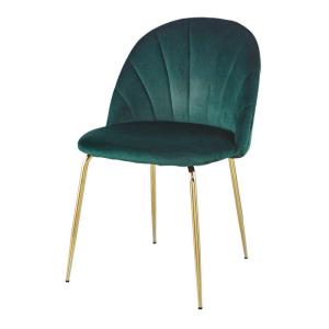 Quality 2pc Green Upholstered Dining Room Chairs 220lbs Weight Capacity wholesale