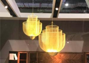 Quality Creative modern gold metal ceiling chandelier art decor hanging lamps led pendant light wholesale