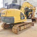 Japan Original 6ton Komatsu PC60 Excavator PC 60 hydraulic crawler excavator