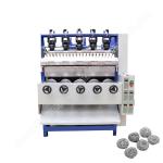 Industrial Kitchen Wire Scrubber Machine Stainless Steel Scrubber Ball Making