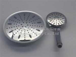Quality Hot sell Double face Chrome plating round shower head hand shower set overhead shower rain shower kit wholesale