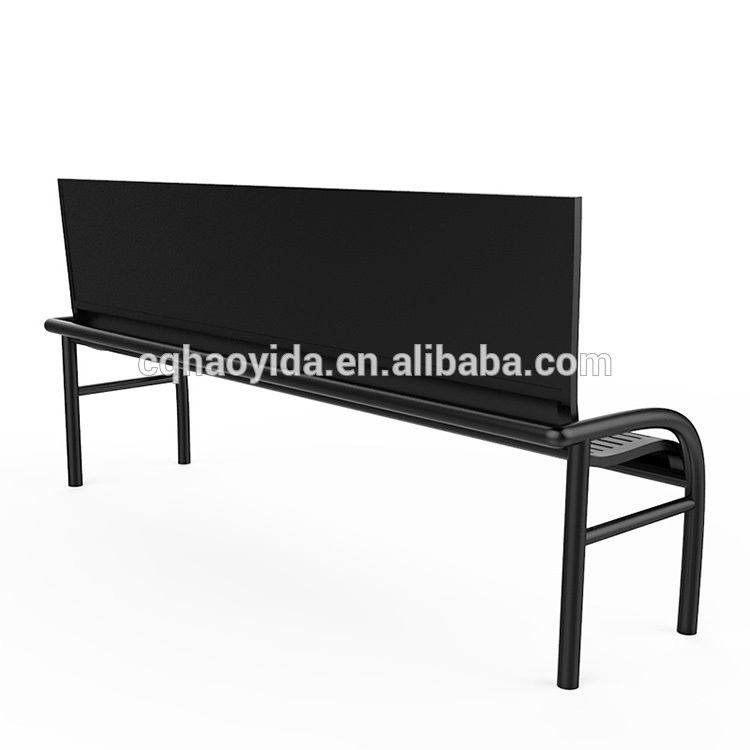 Customized Anticorrosion 2070mm Metal Patio Bench