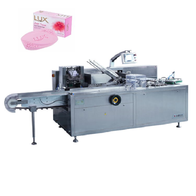 Stainless Steel 304 Full Automatic High Speed Small Toilet Soap Carton Box Packing Machine