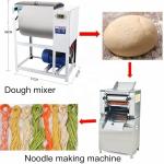Stainless Steel Noodle Maker Machine Cutting Adjustable Thickness Dough Fresh