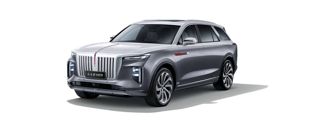 Best 660km Luxury Hongqi E-HS9 Electric EV Super Large Power High Max speed new energy vehicles Functions Chinese Brand used Car