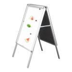 Outdoor Free Standing Frame Sign Double Sided OEM Retail Poster Display
