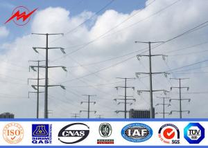 Quality 18m 300-1000KG Design Load Steel Power Pole for High Voltage Transmission wholesale