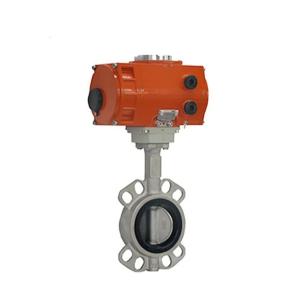 Quality Exid II Bt4 Explosion Proof Electric Actuated Butterfly Valve IP68 Low Pressure wholesale