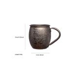 18oz Stainless Steel Moscow Mule Mug Hammered For Chilled Cold Drinks