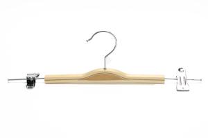 Quality High Grade Straight Wooden Pant Hanger wholesale