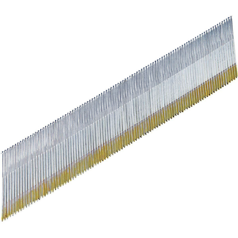 15 Gauge 34 Degree Finish Nails Galvanized 32mm Angled Brad Nails For Cabinetry Building