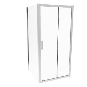 Quality Stainless Steel, Mirrorlight Color, Double Sliding Door With Side Panel wholesale
