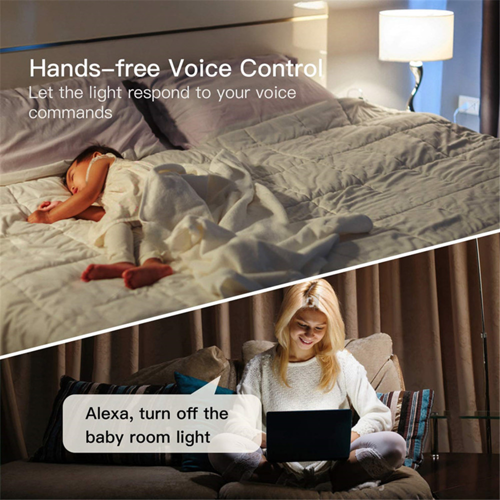 US Standard Push Button Wifi Wall Smart Light Switch 1/2/3 Gang App Remote Voice Control Intelligent Wireless For Google