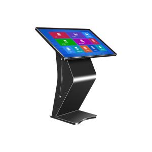 Quality 43 55 65 Inch Floor Standing Advertising Digital Totem Display LCD Waterproof Indoor Signage Touch Screen Self Service Kiosk wholesale