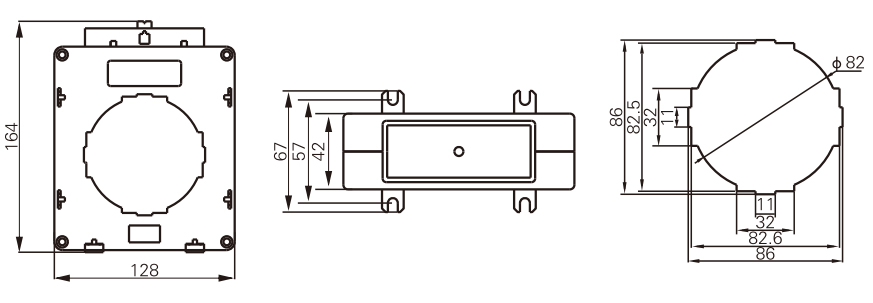 ct 800/5 current transformer MSQ-85 single phase ammeter ct 750/5A to 2000/5A