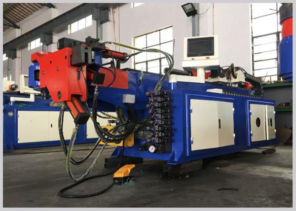 Electric Hydraulic Pipe Bender , Cnc Mandrel Tube Bender For Car Handle