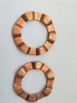 Copper Sheet Brass Stamping Parts Progressive Die Products With Wave Shape