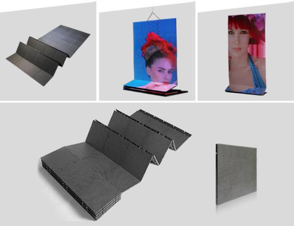 Floor / Wall Mount Retail LED Display , P6 Flexible LED Video Screen 32×32