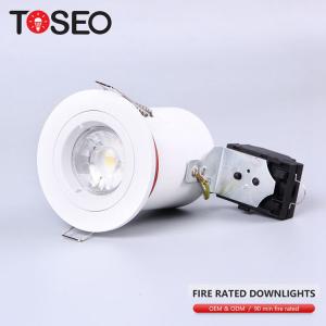 Quality 220V Fire Rated GU10 Downlight Fitting IP20 White Recessed Spotlights wholesale