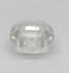 25ml 30ml Glass Spray Bottle Diamond Shaped With Crimp Spray Pump Surlyn Lid
