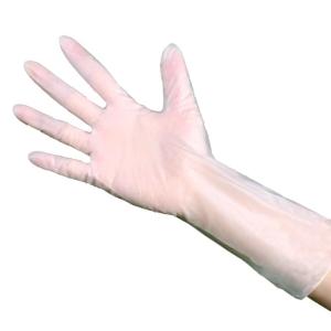 Quality Waterproof Vinyl Medical Examination Gloves 300MM Friction Resistance wholesale