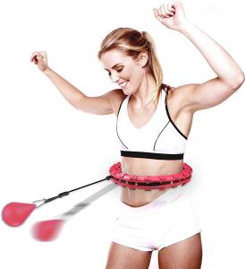 Quality 19 Knots Adjustable Weighted Hula Hoop Fat Burning ROHS Approved wholesale