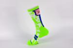 Green Breathbale Long Basketball Socks , Disposable Under Armour Basketball