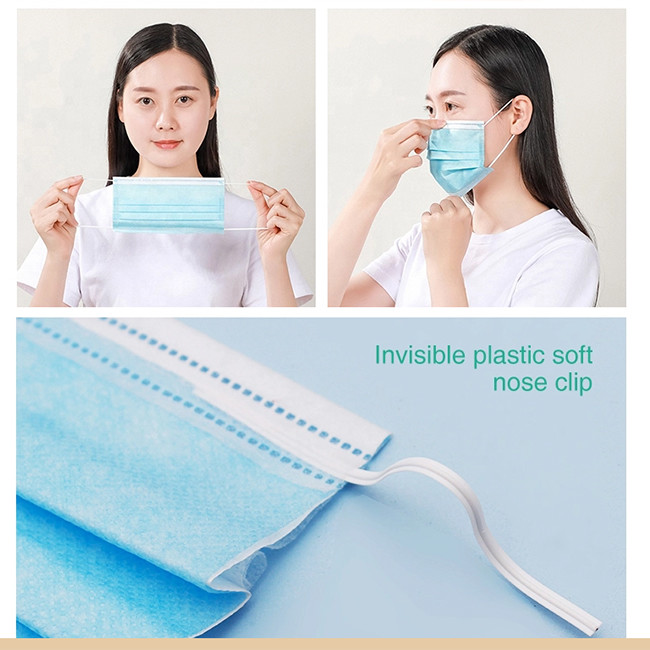 Germ Protection Bfe95 Nonwoven Disposable Medical Face Mask With Shield