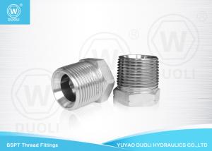 Quality BSPT Male Plug Thread Adapters Hydraulic Adapters Fittings Quick Connect wholesale